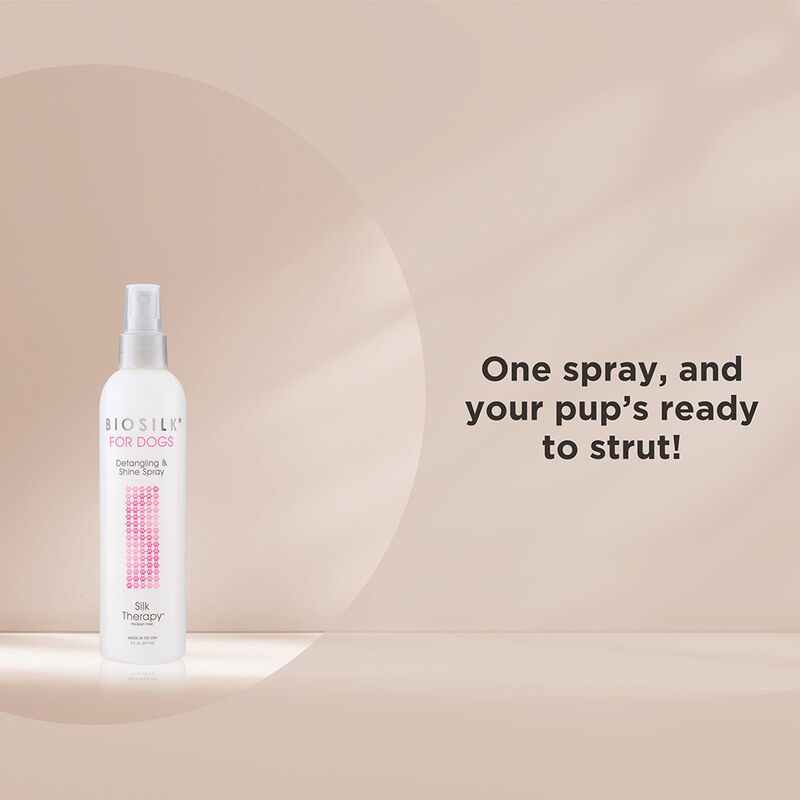 BioSilk For Dogs Detangling and Shine Spray, , large image number null